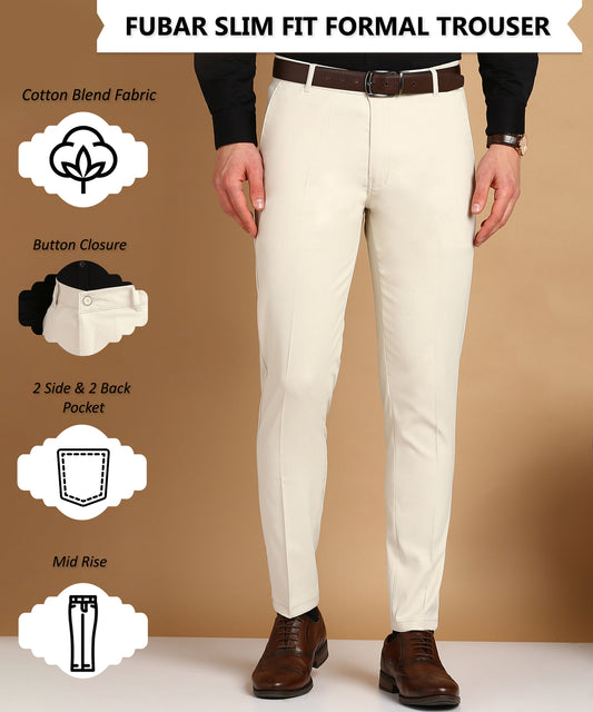 Slim Fit Formal Trousers
