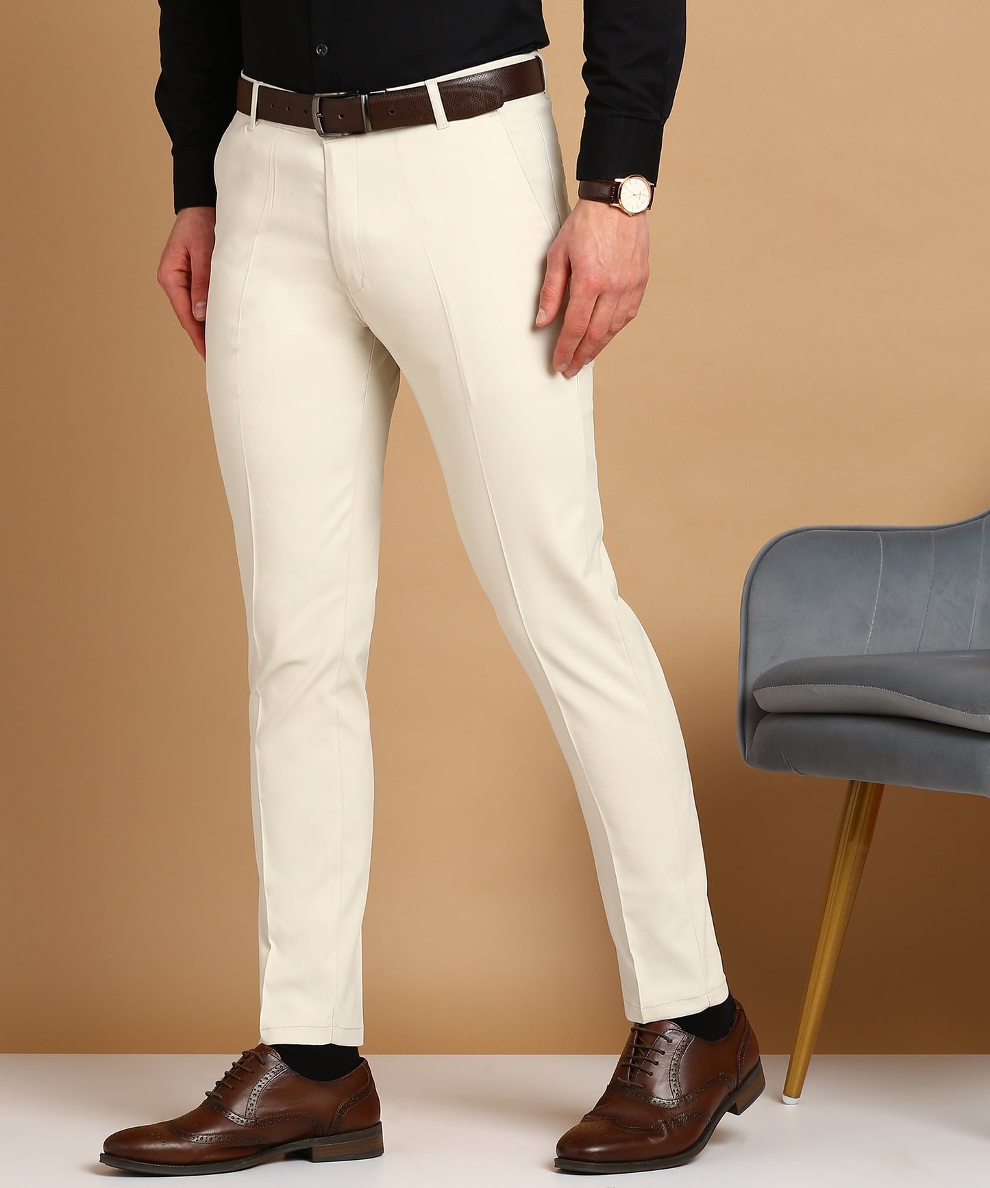Slim Fit Formal Trousers
