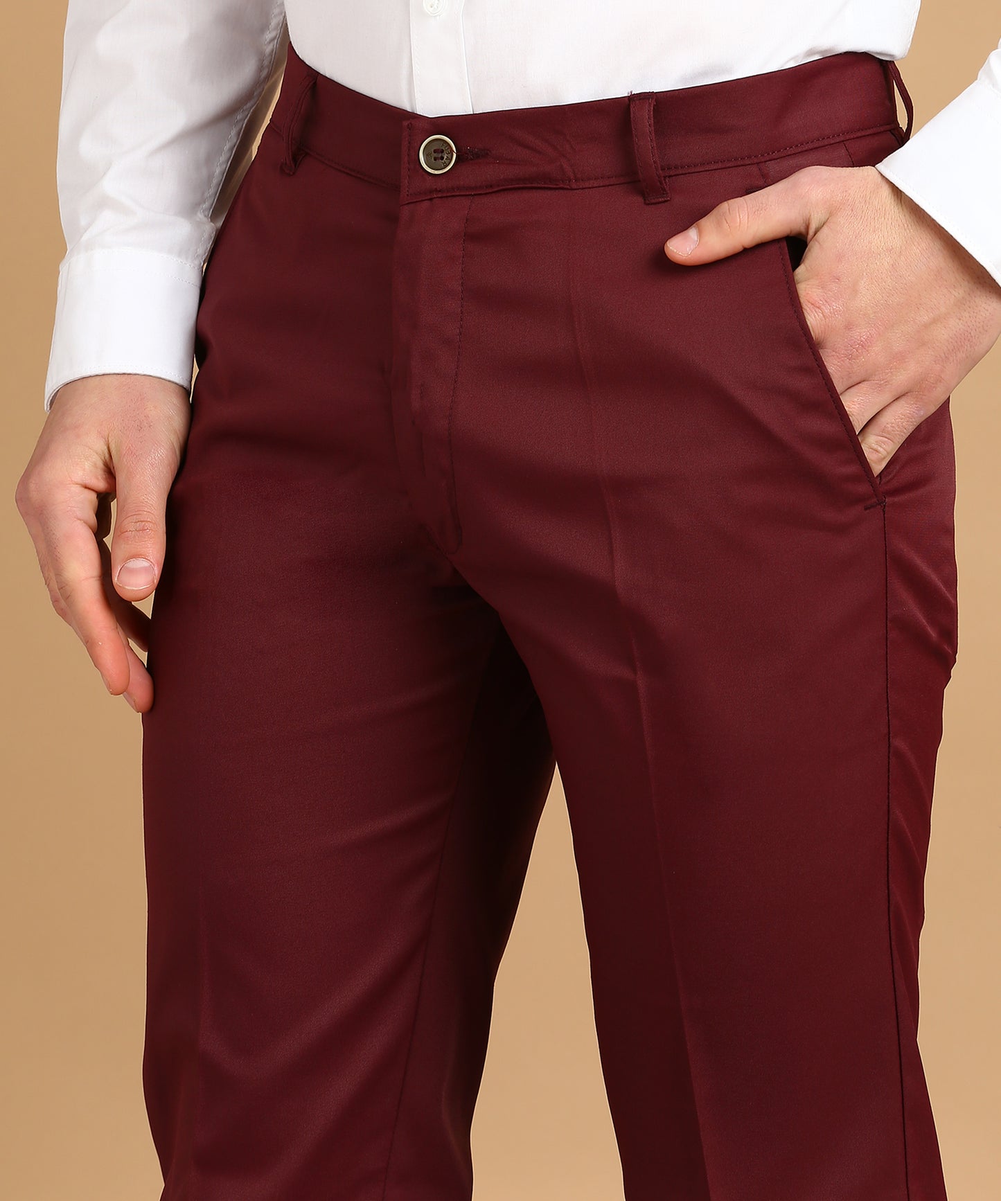Slim Fit Formal Trousers
