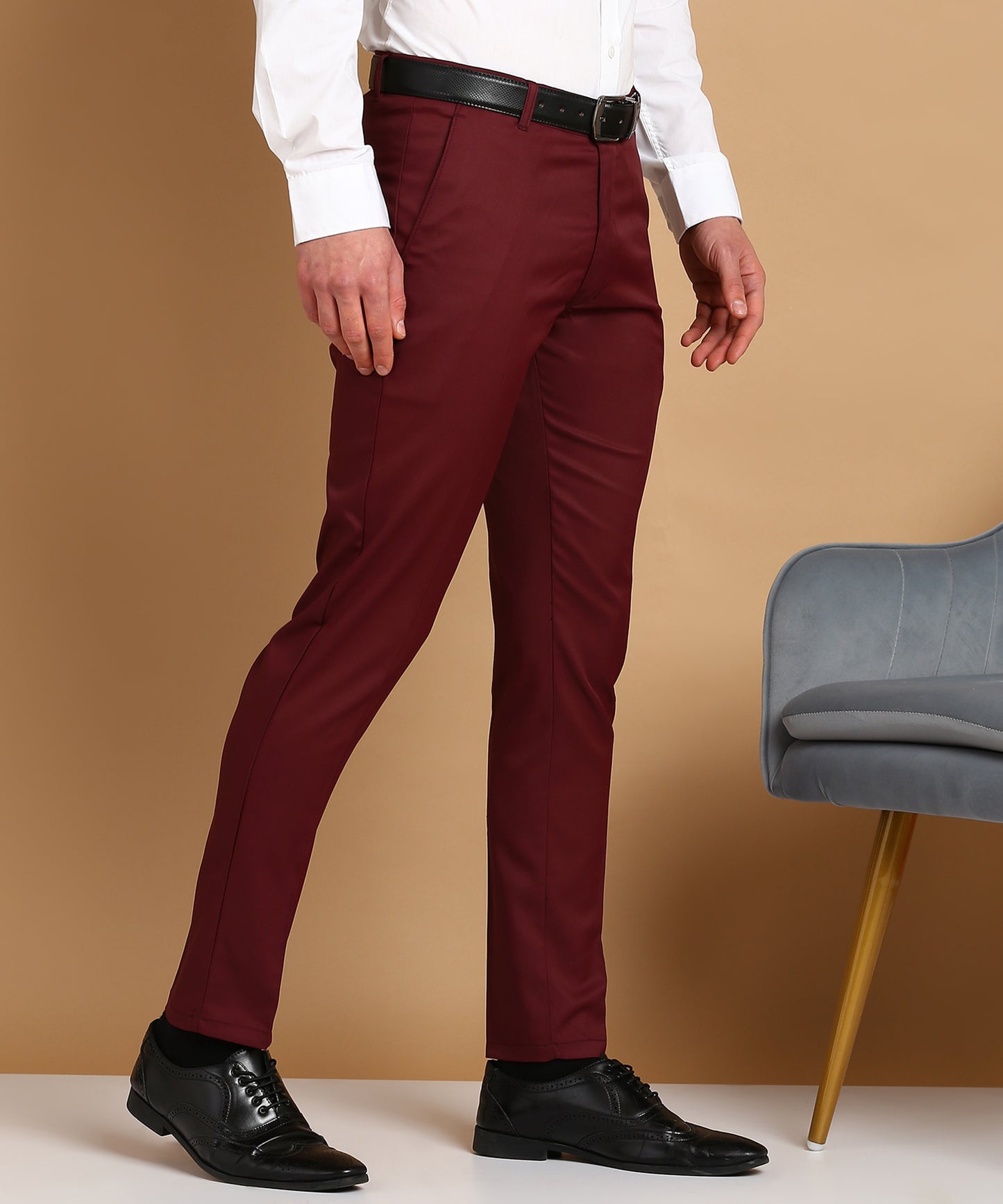 Slim Fit Formal Trousers