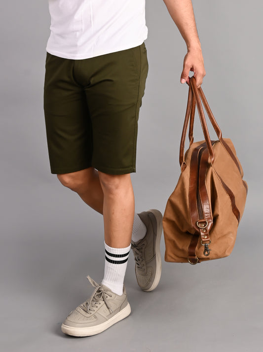 Solid Regular Shorts