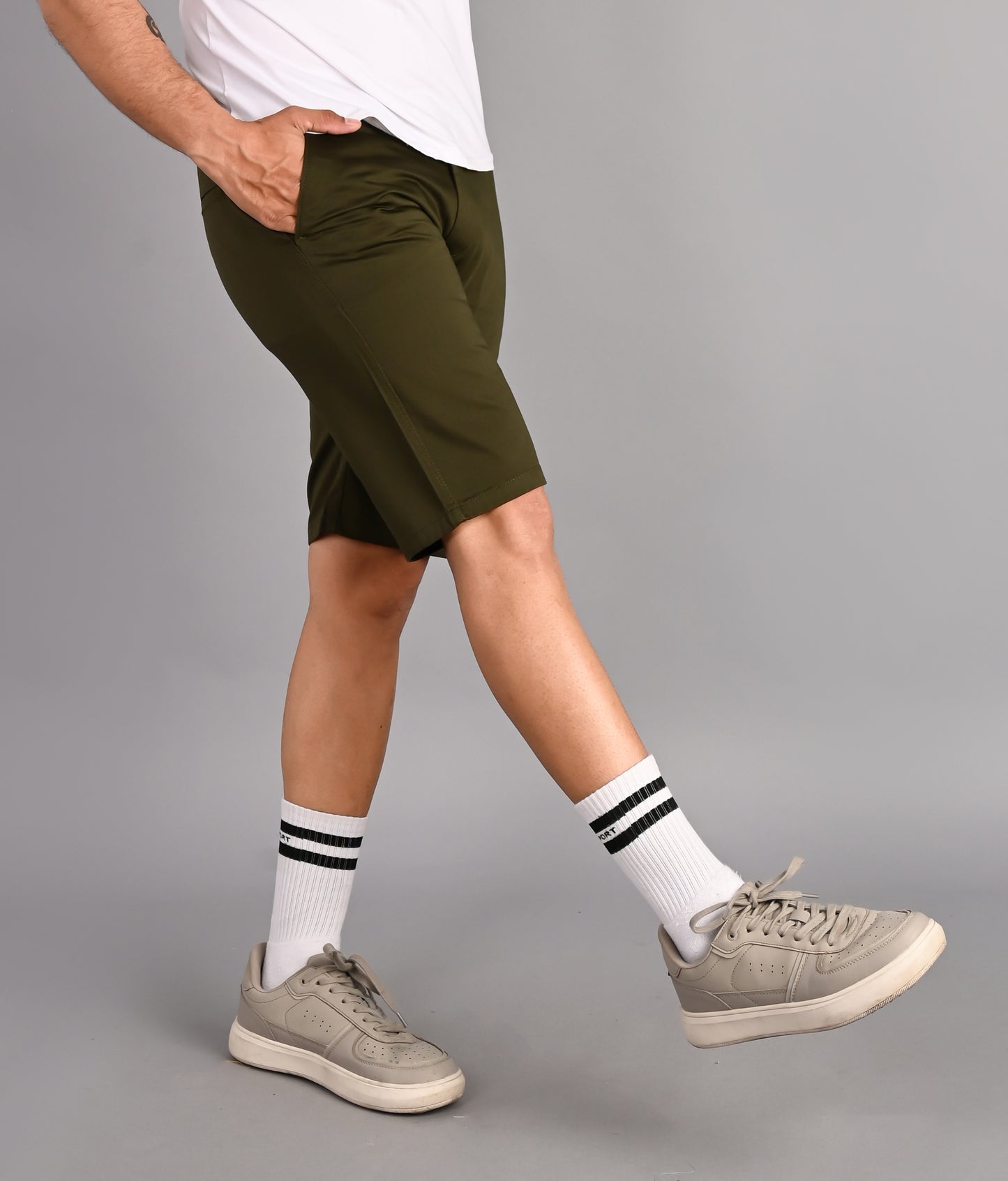 Solid Regular Shorts
