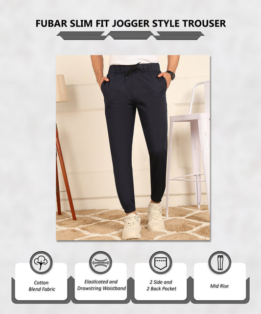 Slim Fit Jogger Style Trousers