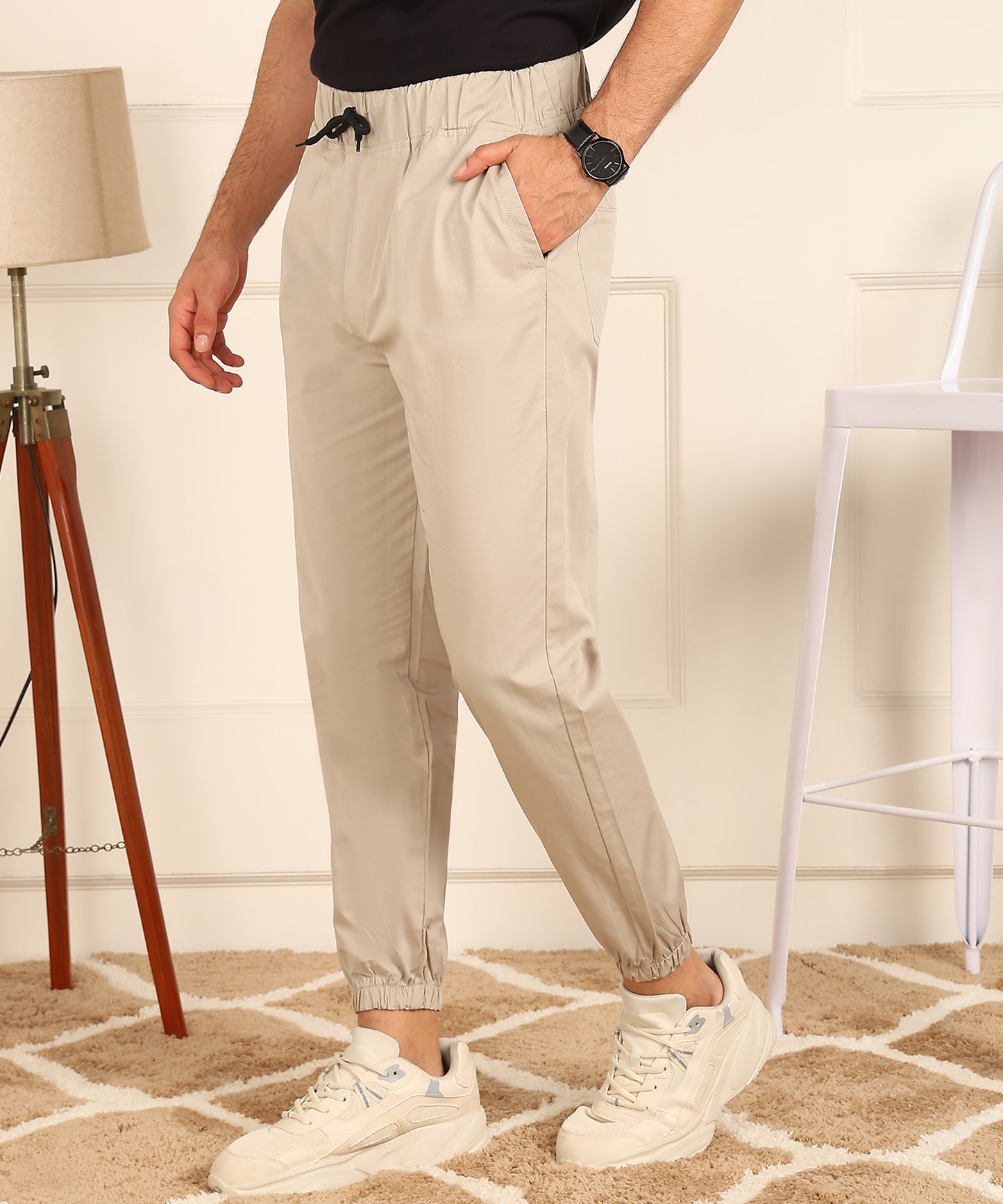 Slim Fit Jogger Style Trousers