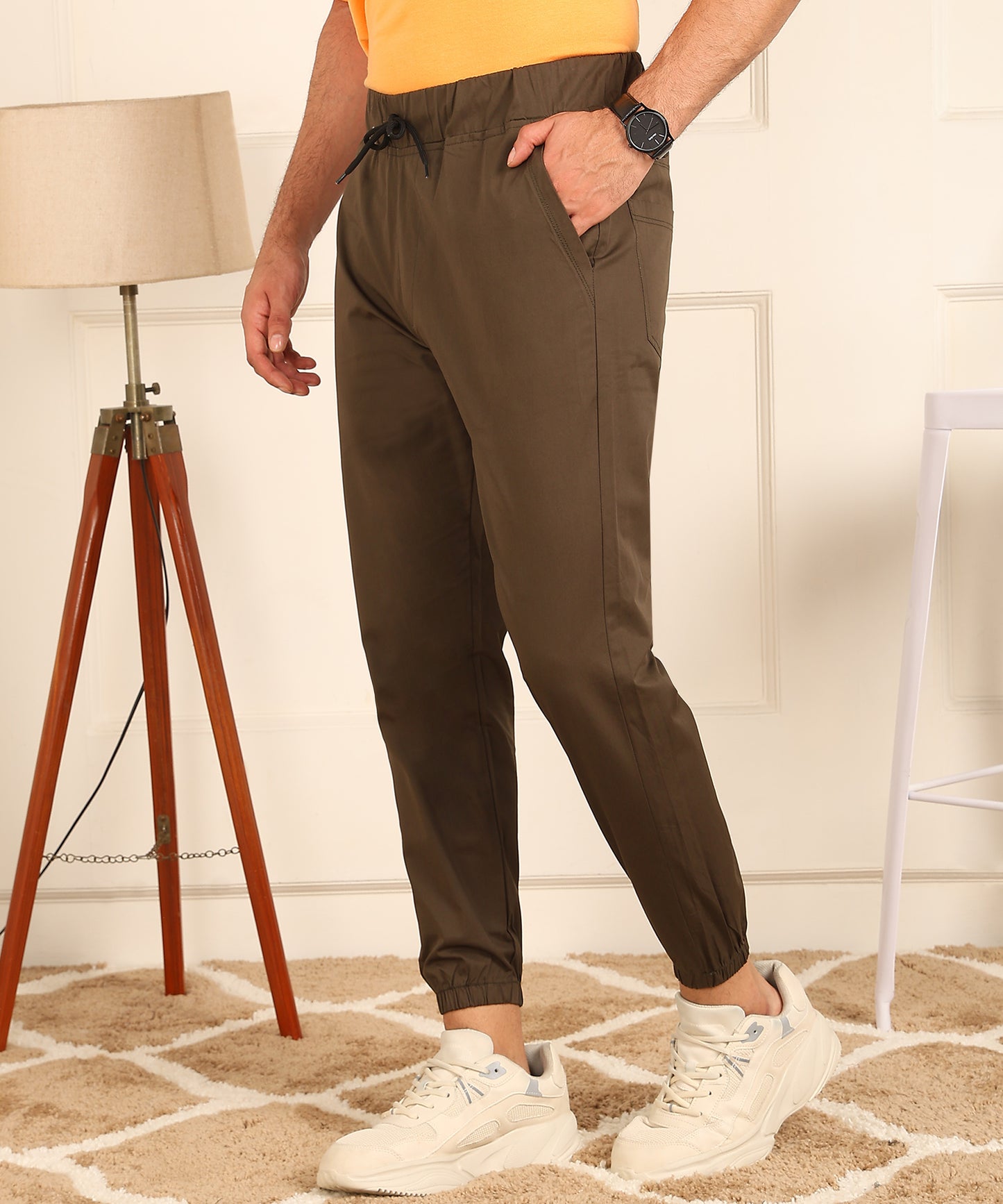 Slim Fit Jogger Style Trousers