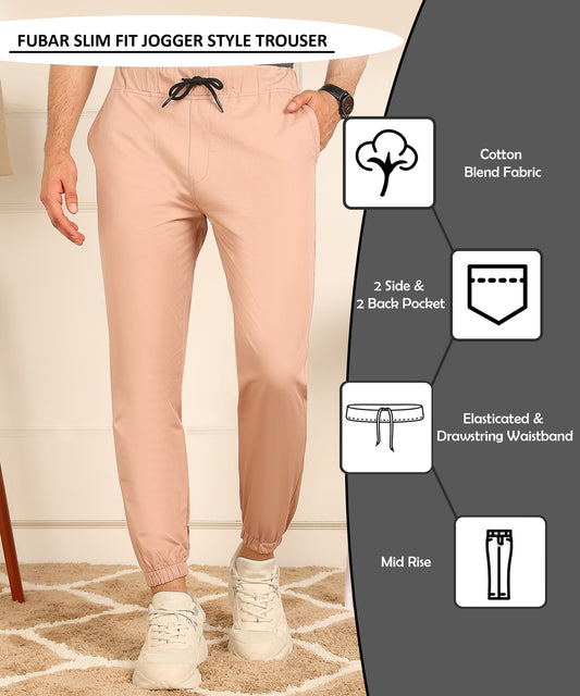 Slim Fit Jogger Style Trousers