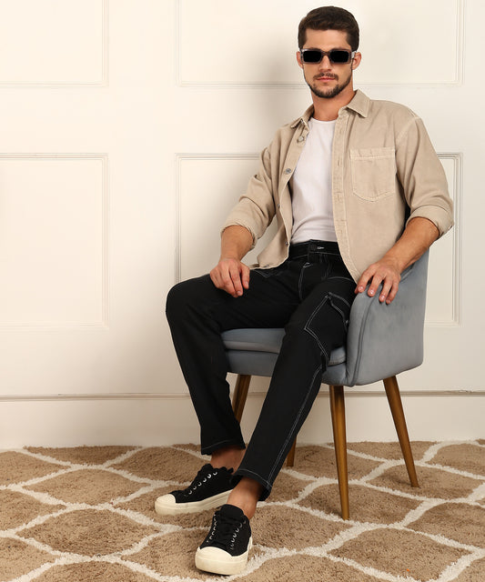 Slim Men Cargo Jeans