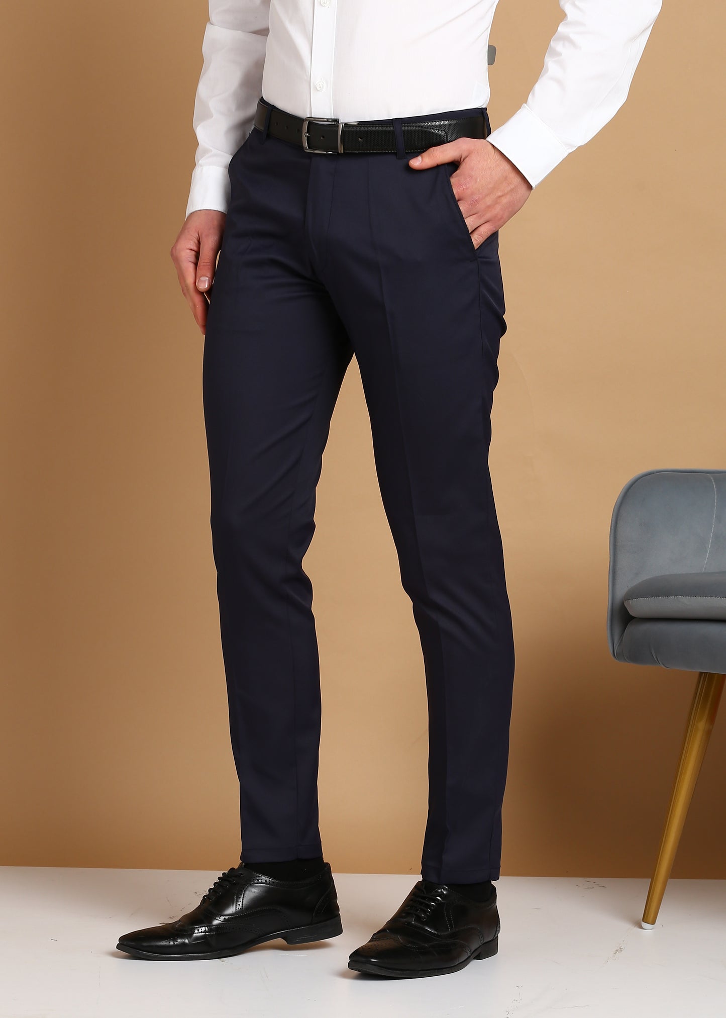 Slim Fit Formal Trousers
