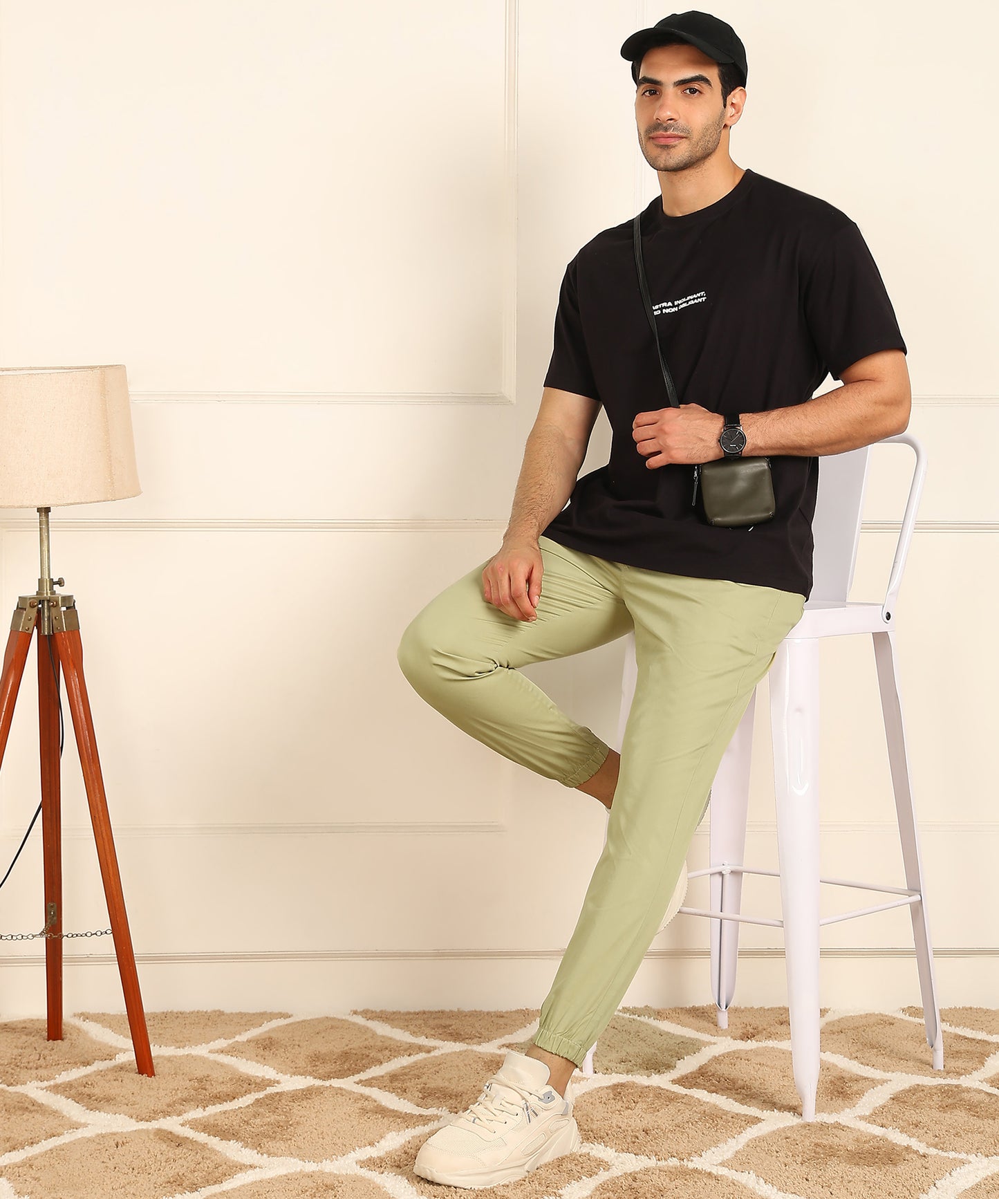 Slim Fit Jogger Style Trousers