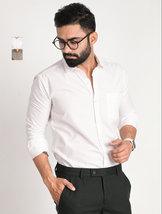 Men Solid Casual Multicolor Shirt