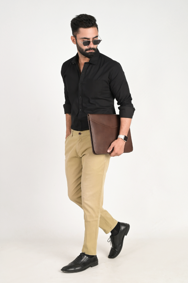 Men Solid Formal Multicolor Shirt (Pack of 2)