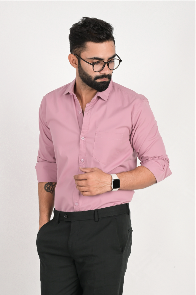 Men Solid Formal Multicolor Shirt (Pack of 2)