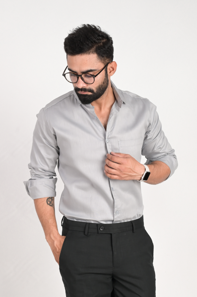 Men Solid Formal Multicolor Shirt (Pack of 2)