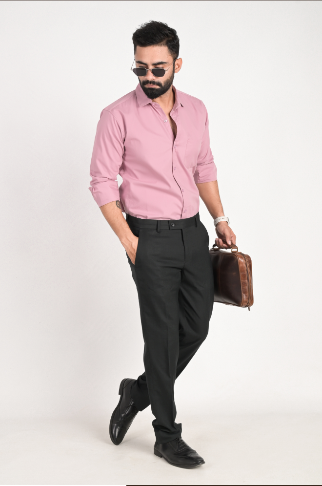 Men Solid Formal Multicolor Shirt (Pack of 2)