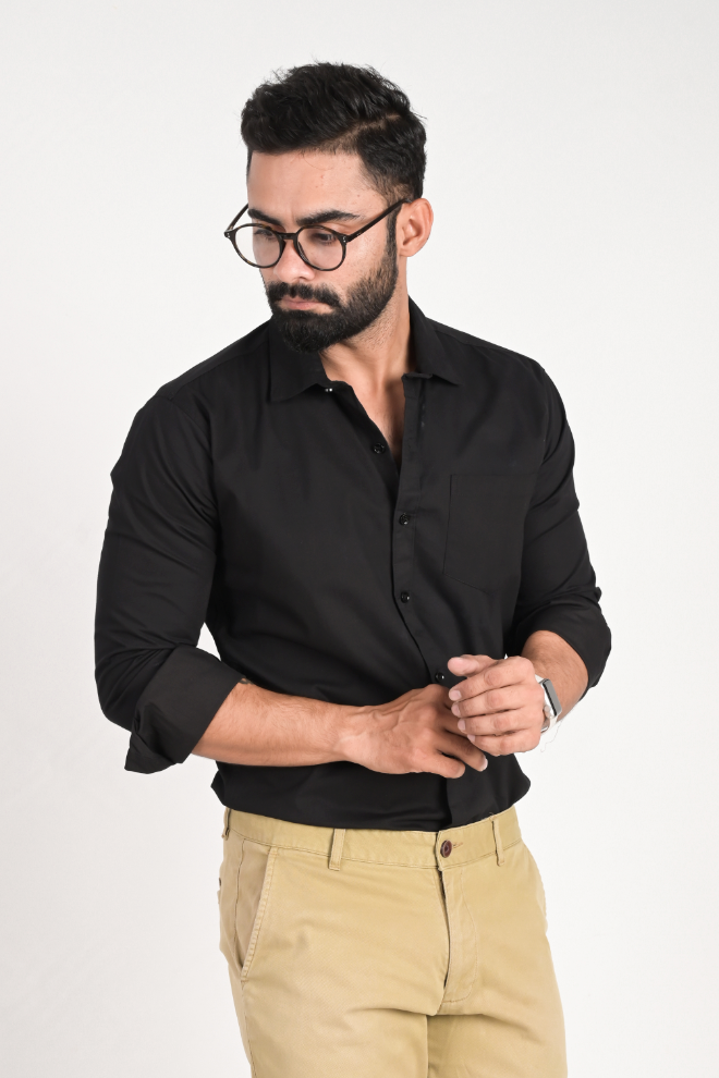 Men Solid Formal Multicolor Shirt (Pack of 2)