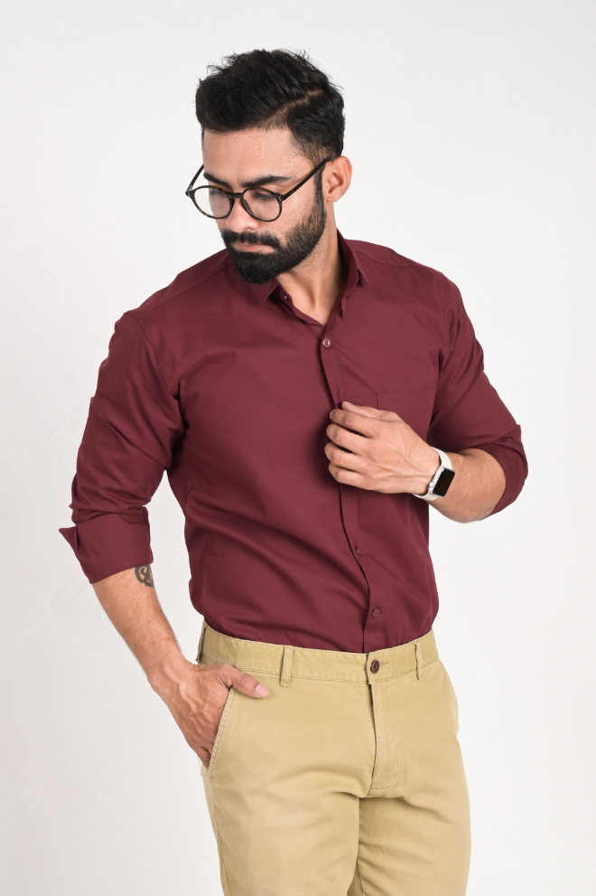 Men Solid Formal Multicolor Shirt (Pack of 2)