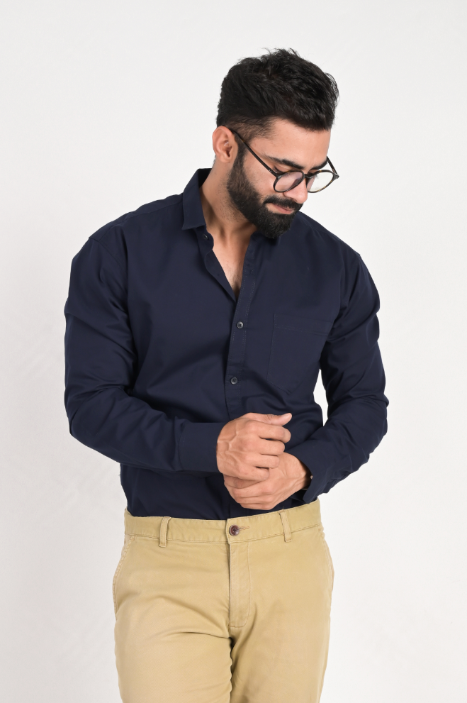 Men Solid Formal Multicolor Shirt (Pack of 2)