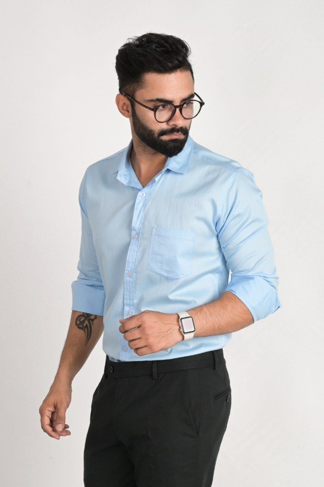 Men Solid Formal Multicolor Shirt (Pack of 2)