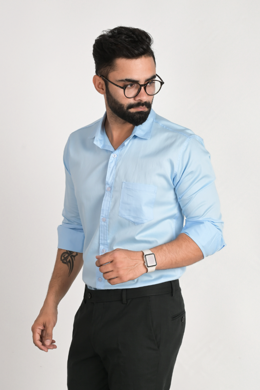 Men Solid Formal Multicolor Shirt (Pack of 2)