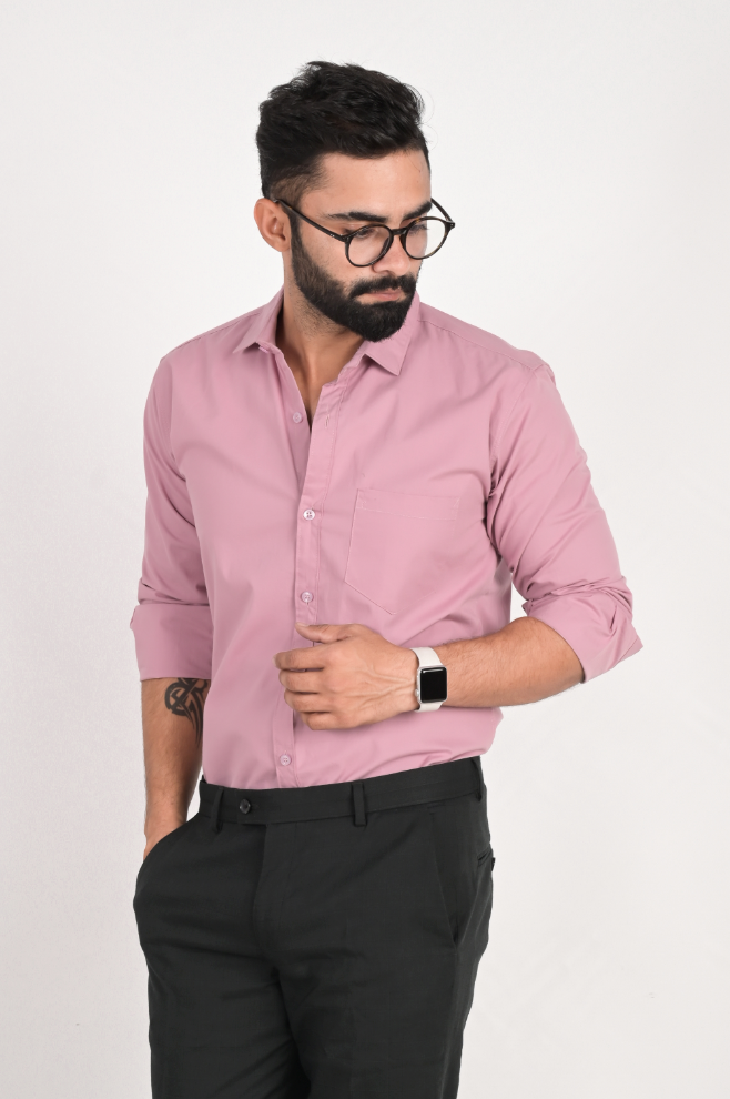 Men Solid Formal Multicolor Shirt (Pack of 2)