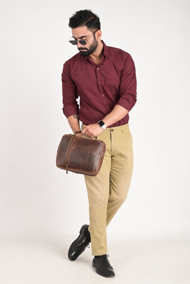 Men Solid Formal Multicolor Shirt (Pack of 2)