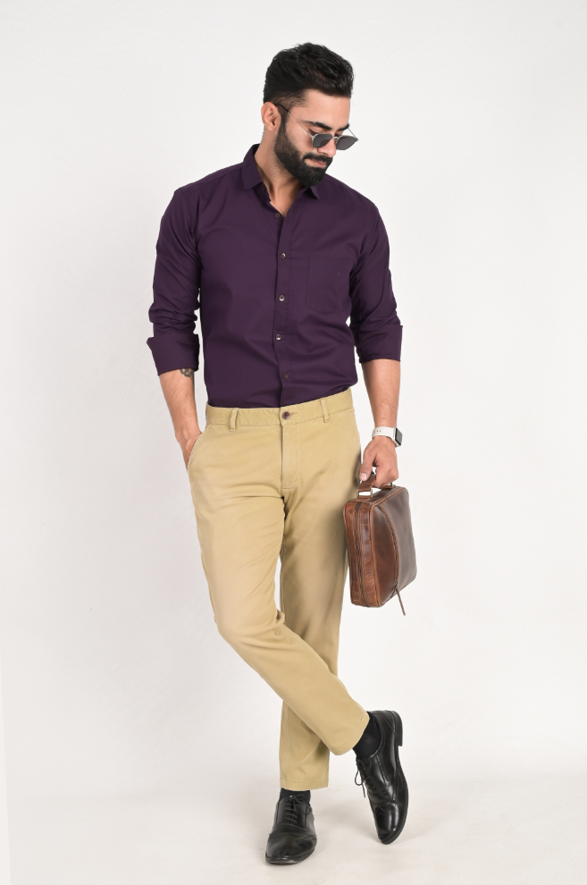 Men Solid Formal Multicolor Shirt (Pack of 2)