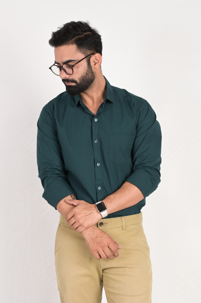Men Solid Formal Multicolor Shirt (Pack of 2)