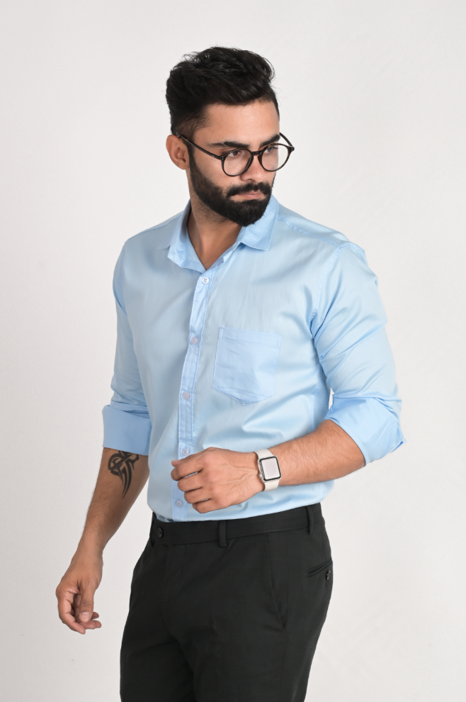 Men Solid Formal Multicolor Shirt (Pack of 2)