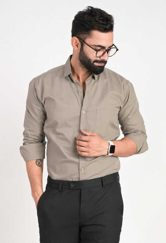 Men Solid Casual Shirt