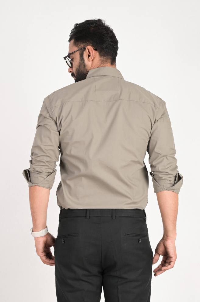 Men Solid Casual Shirt
