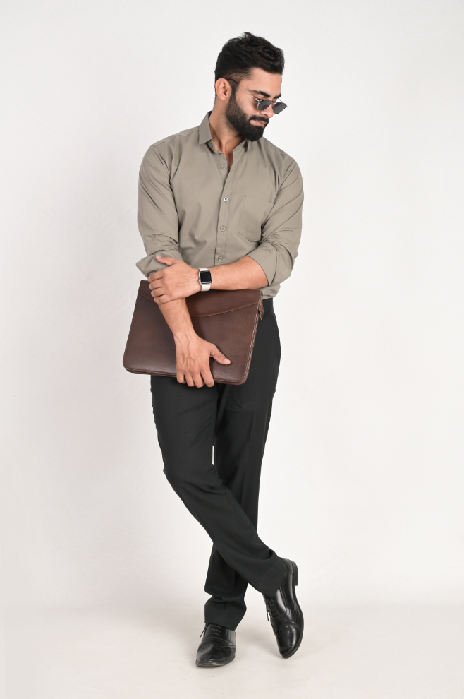 Men Solid Casual Shirt