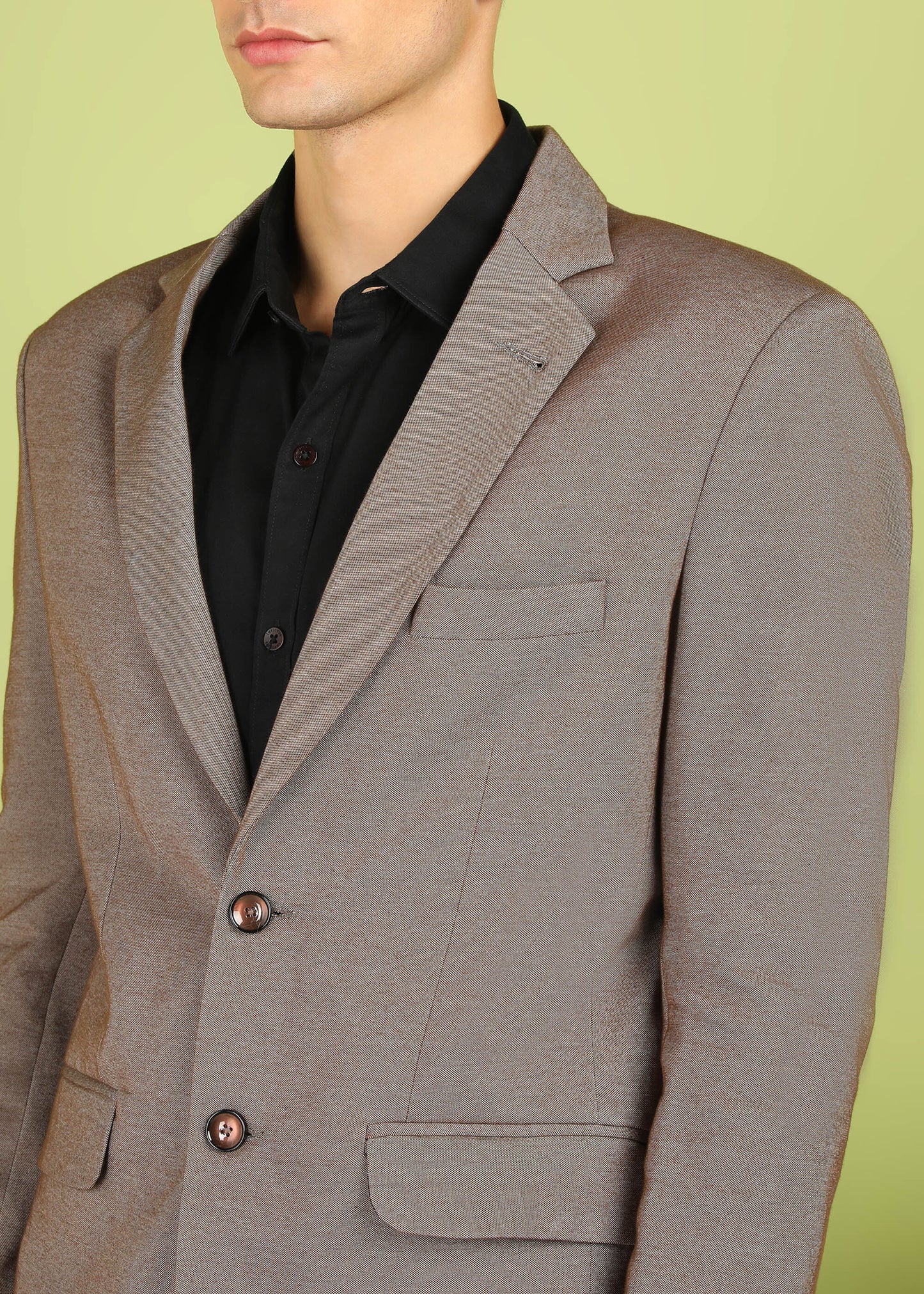 Solid Single Breasted Party Men Blazer