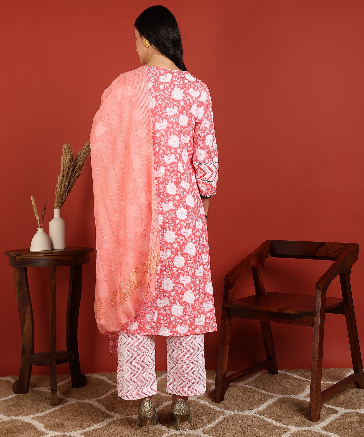 FUBAR Women Kurta Pyjama Dupatta Set