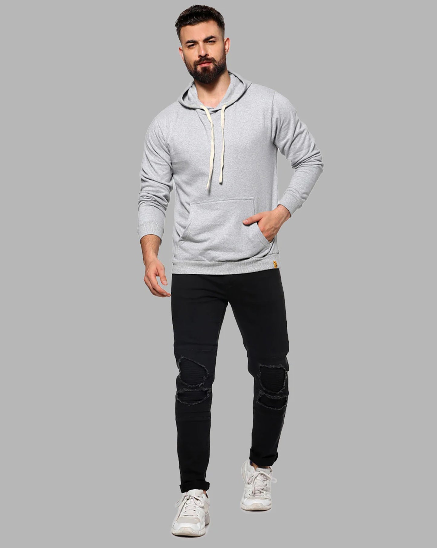 Full Sleeve Solid Sweatshirt
