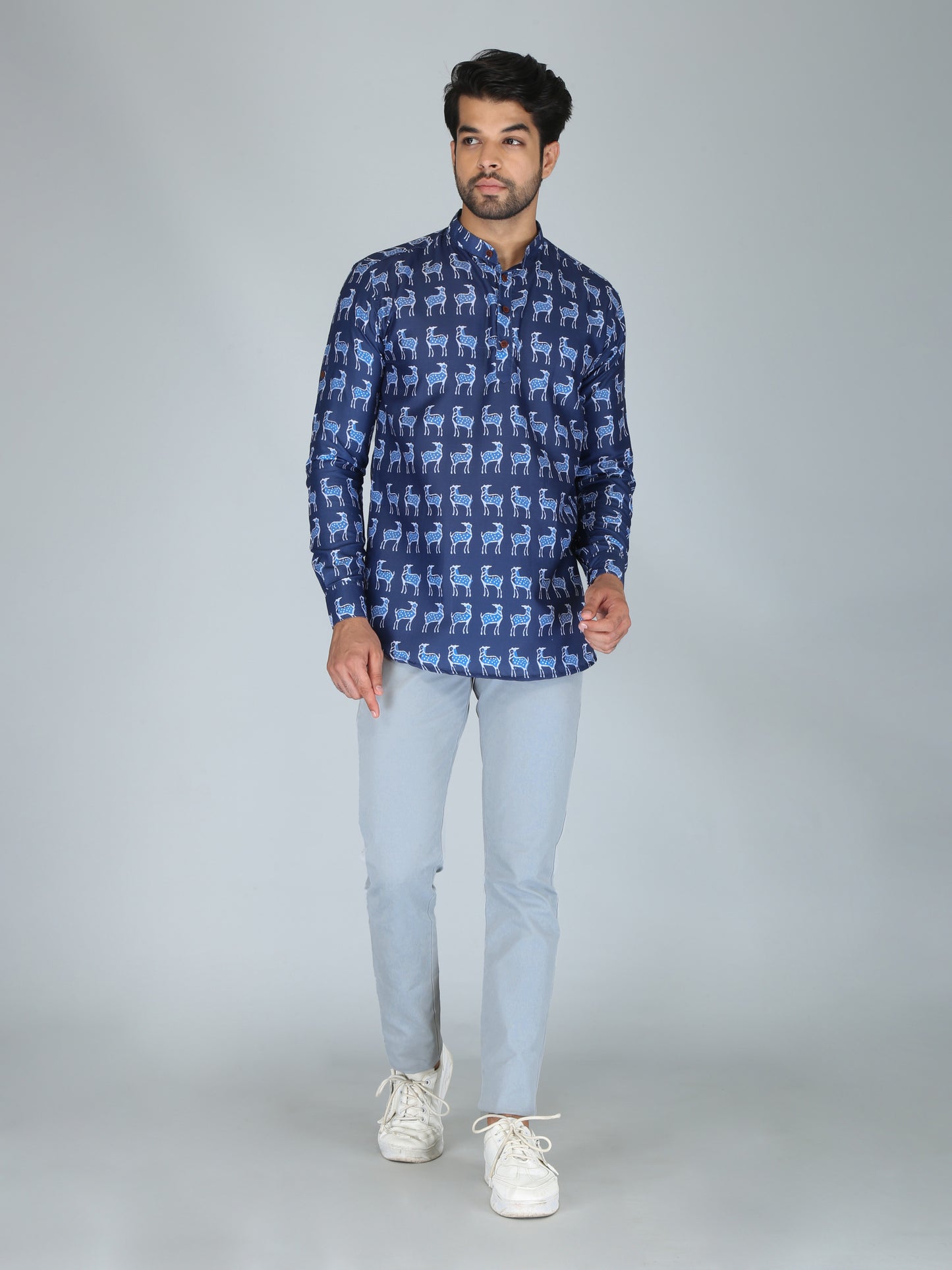 Printed Straight Kurta Shirt