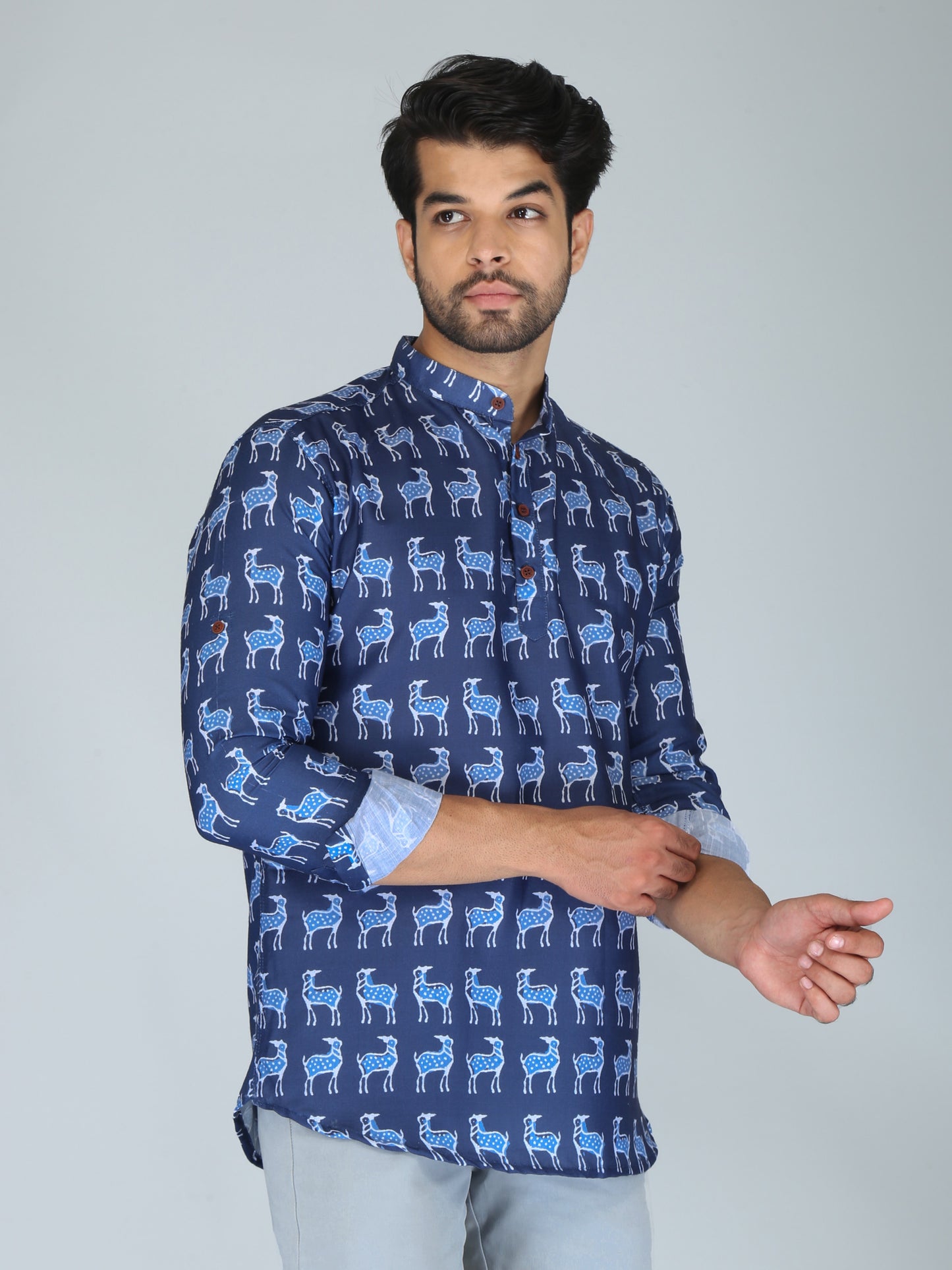 Printed Straight Kurta Shirt
