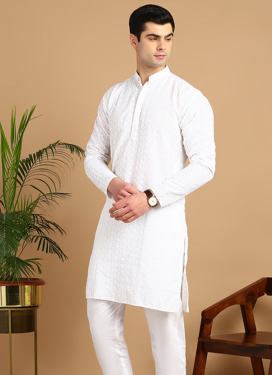Embroidered Straight Kurta