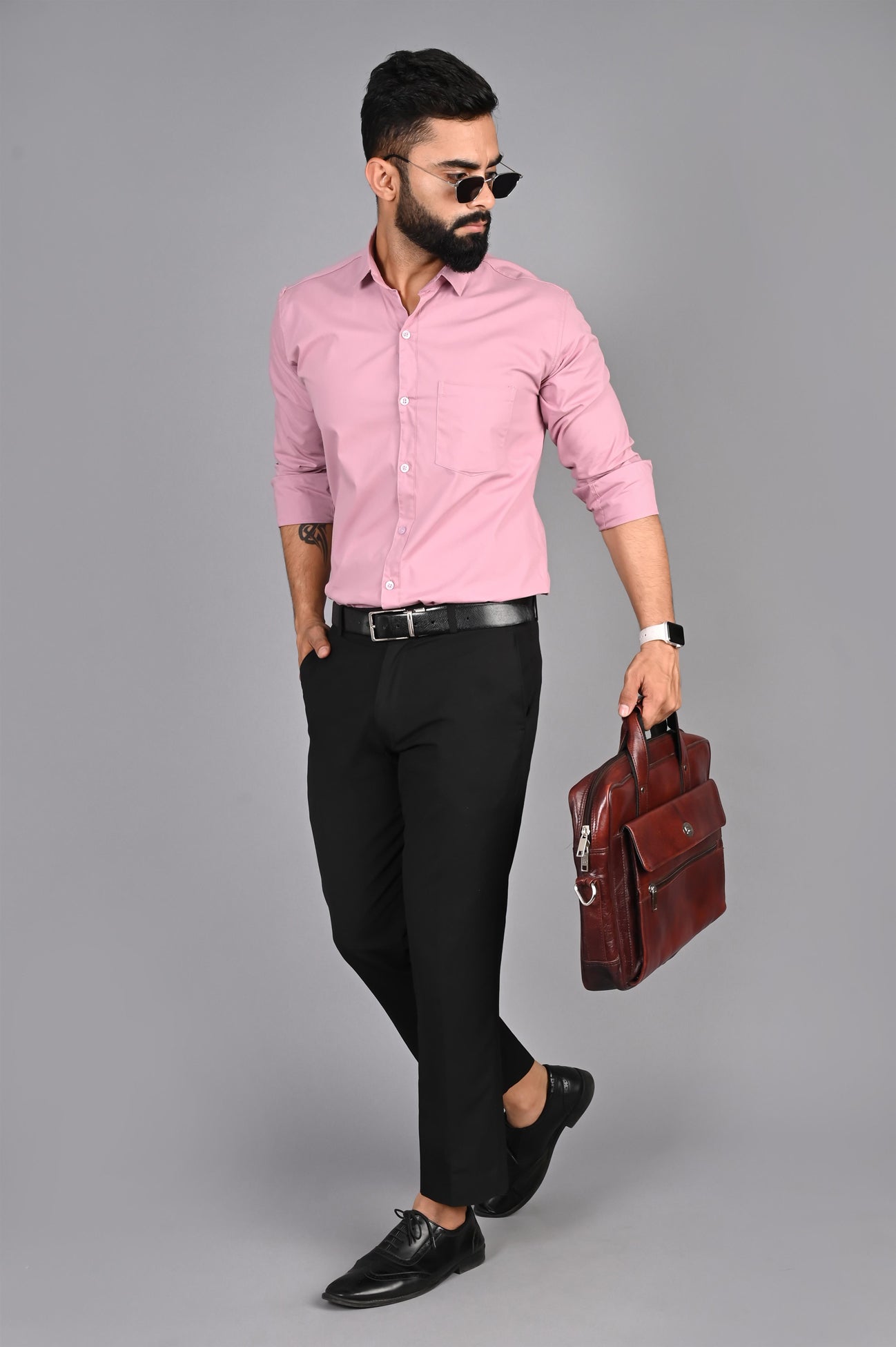Men Solid Formal Multicolor Shirt (Pack of 2)