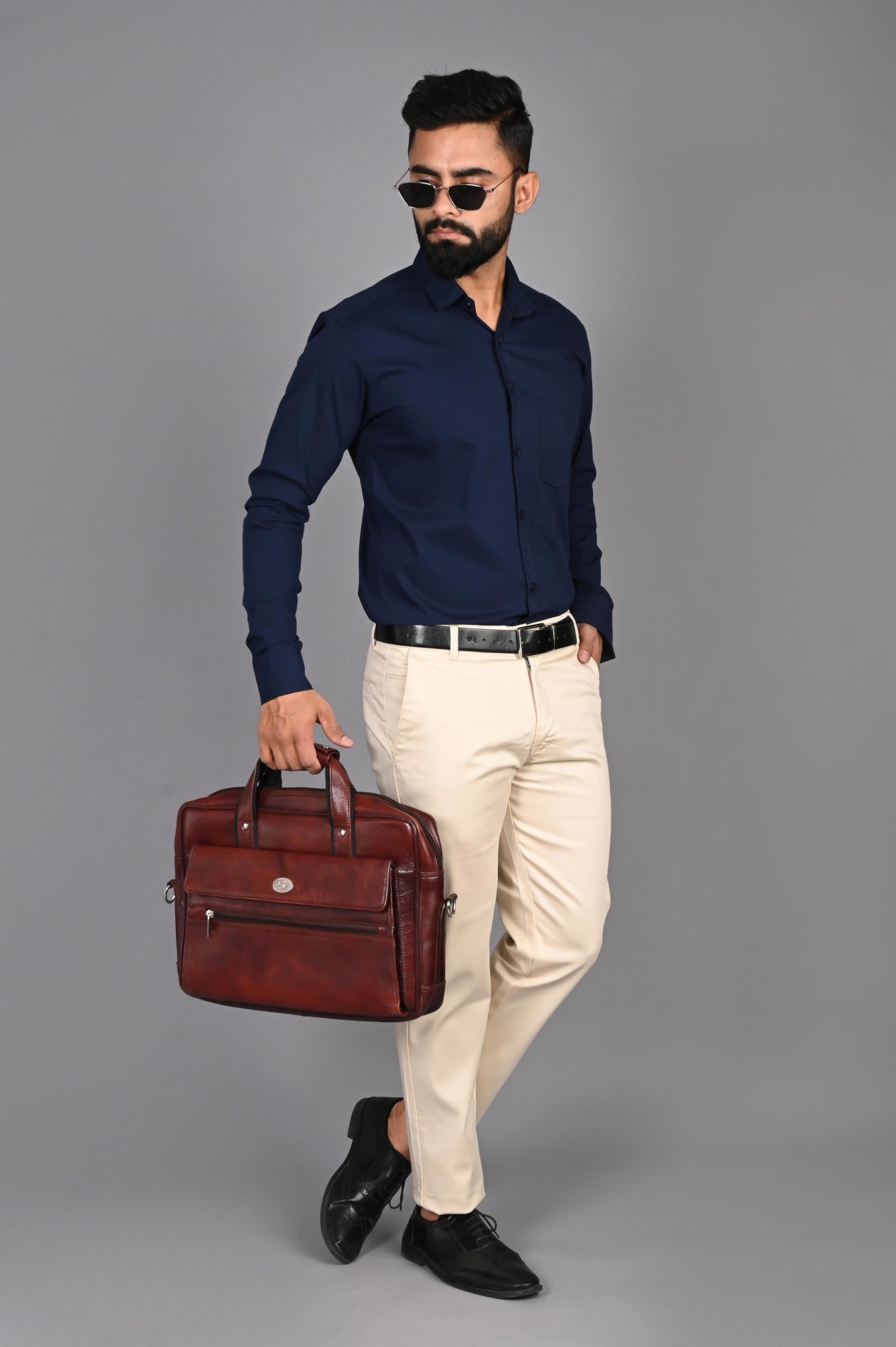 Men Solid Formal Multicolor Shirt (Pack of 2)