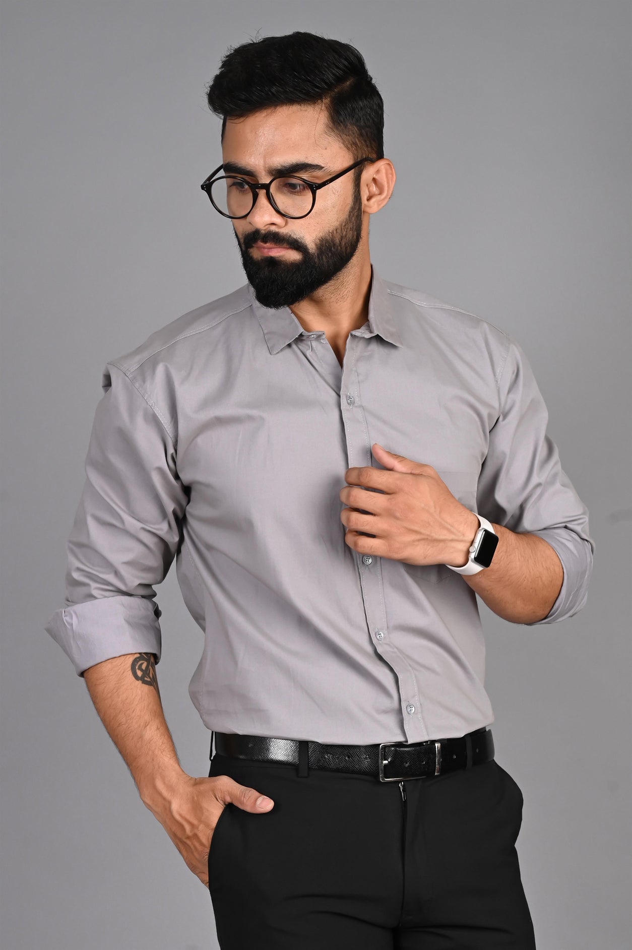 Men Solid Formal Multicolor Shirt (Pack of 2)