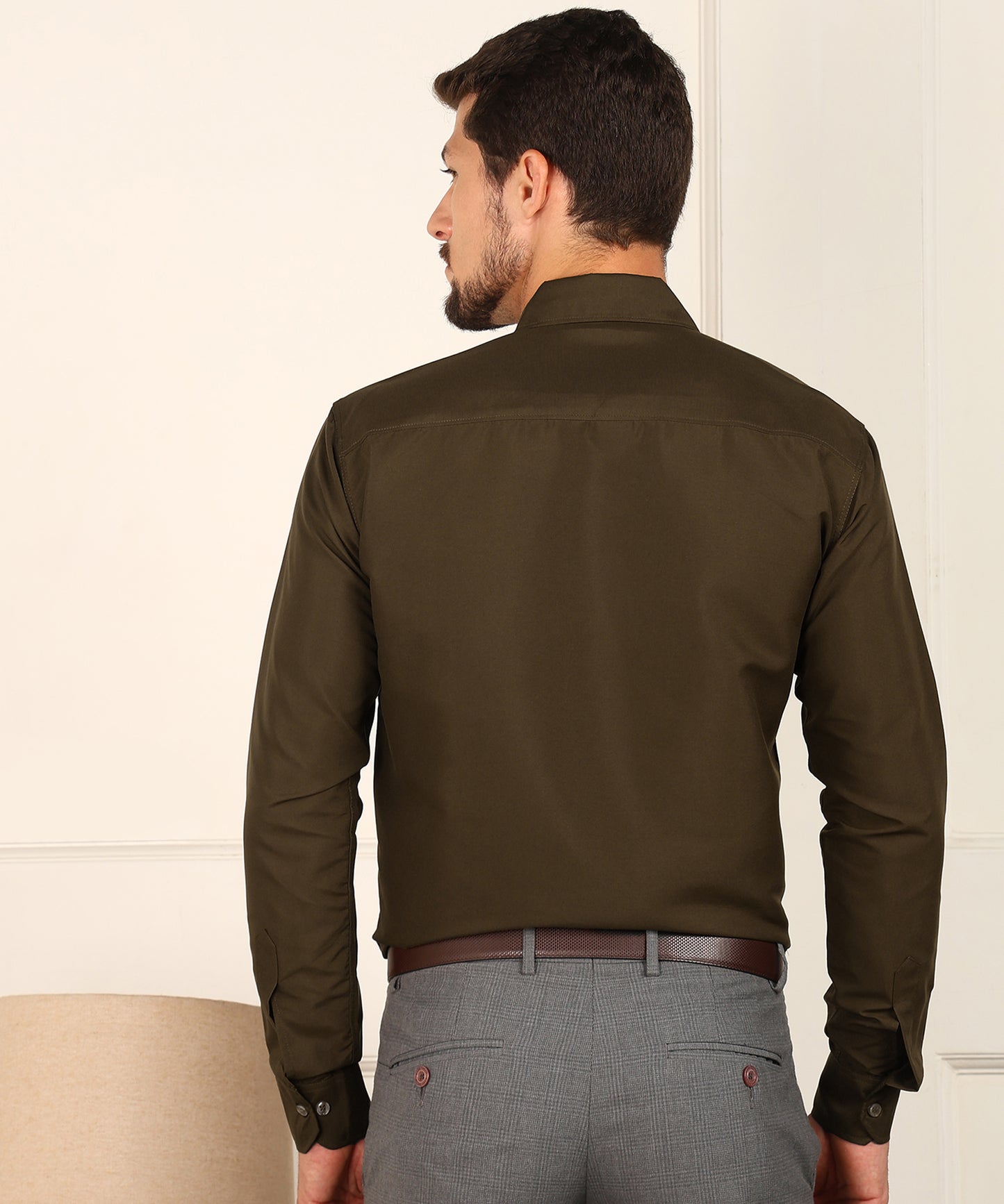 Men Solid Formal Shirt