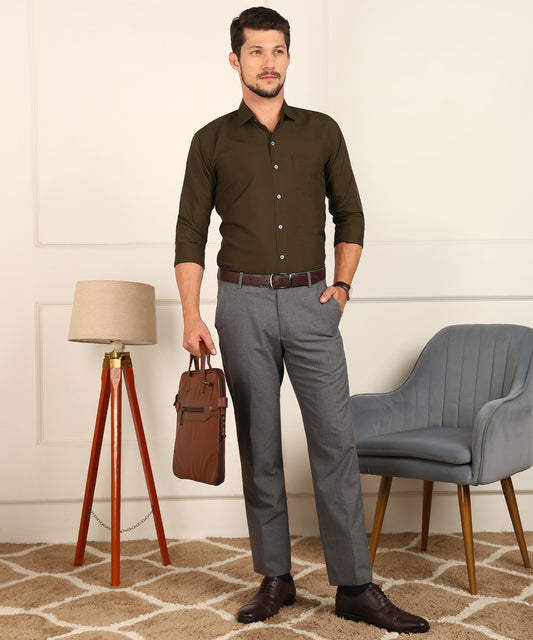 Men Solid Formal Shirt