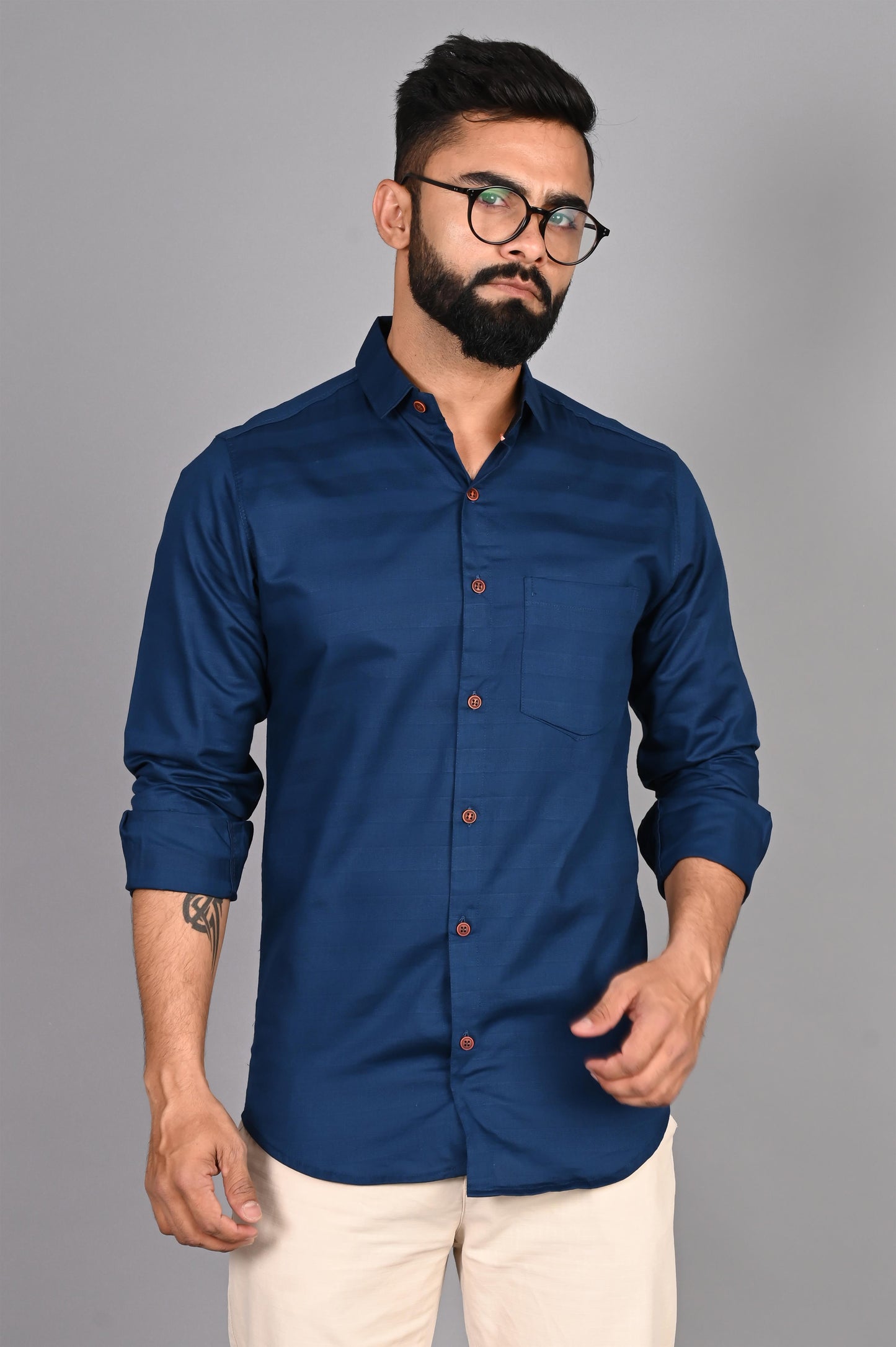 Men Striped Casual Shirt