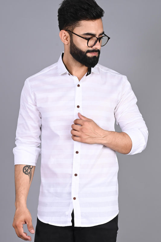 Men Striped Casual Shirt