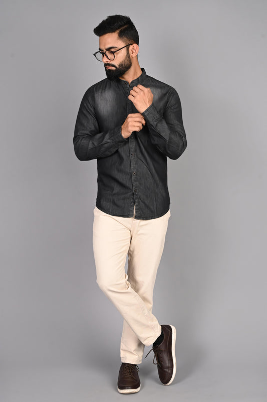 Men Solid Casual Shirt