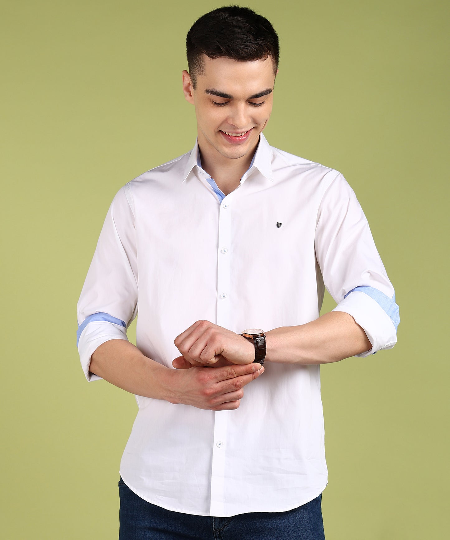 Men Solid Casual Shirt