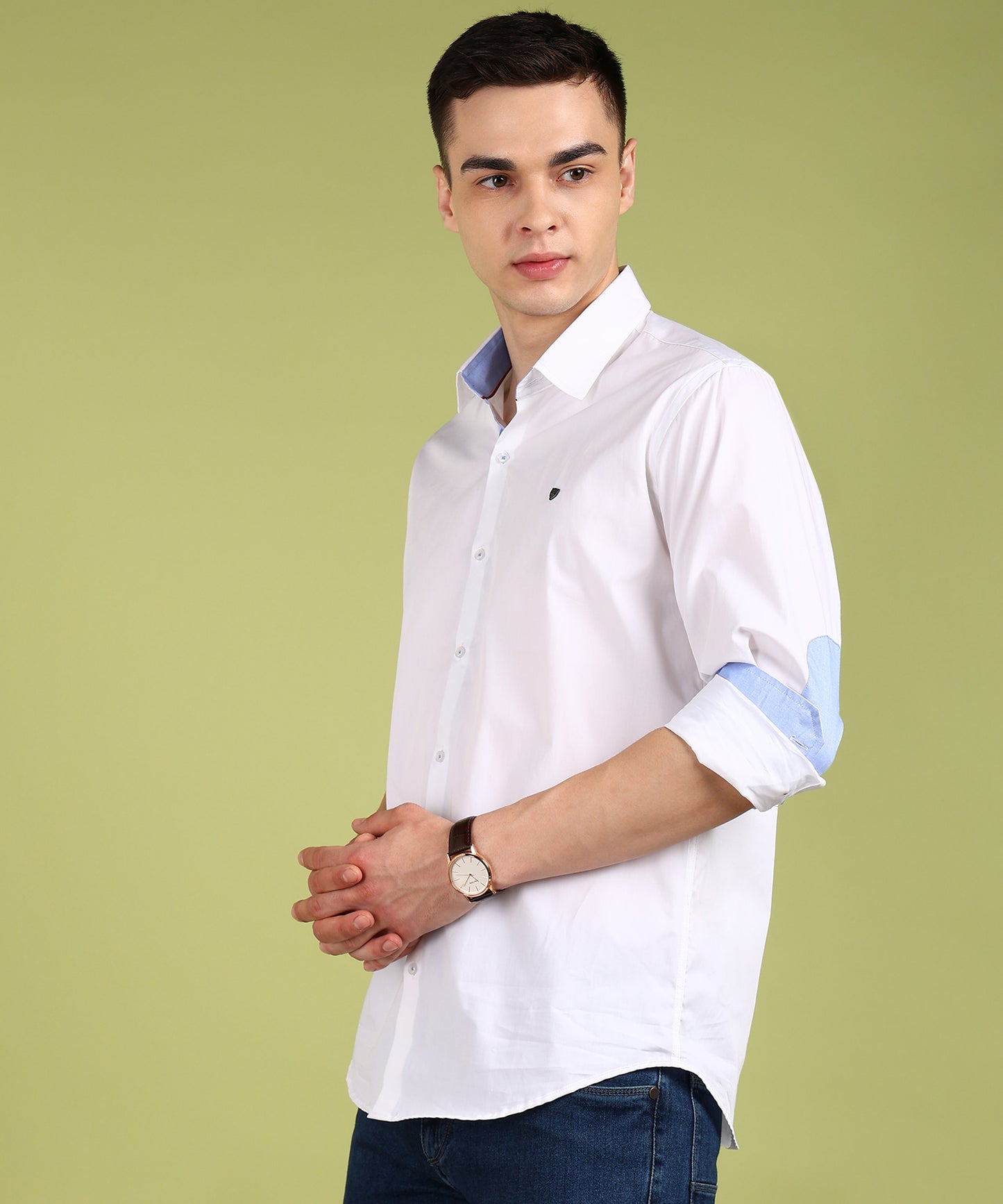 Men Solid Casual Shirt