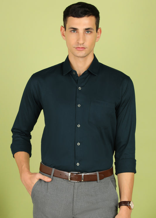 Men Solid Formal Shirt