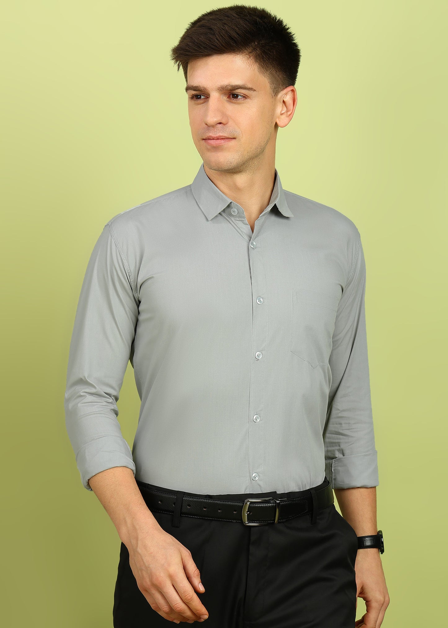 Men Solid Formal Shirt