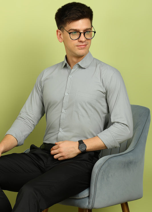 Men Solid Formal Shirt